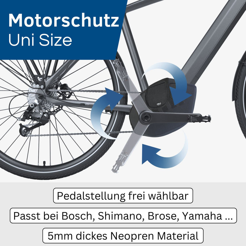Motor-Schutzhülle am Mittelmotor