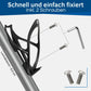 Die Flaschenhalter lassen sich einfach mit 2 Schrauben am Rahmen befestigen.