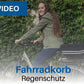 Fahrrad Korbabdeckung wasserdicht, hinten