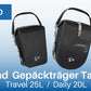 2 Stk Fahrrad Hinterradtasche wasserdicht 25L