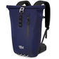 Roll Up Rucksack in Navy Blau