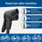 HiLo sports Fahrrad Standpumpe mit Dual-Kopf, passend für alle Fahrradventile.